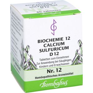 BIOCHEMIE 12 Calcium sulfuricum D 12 Tabletten