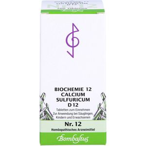Bombastus BIOCHEMIE 12 Calcium sulfuricum D 12 Tabletten