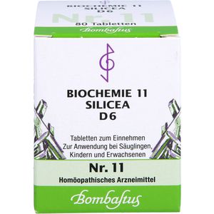 Bombastus BIOCHEMIE 11 Silicea D 6 Tabletten