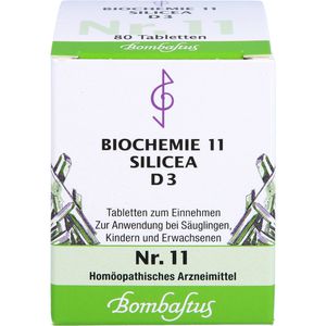 Bombastus BIOCHEMIE 11 Silicea D 3 Tabletten