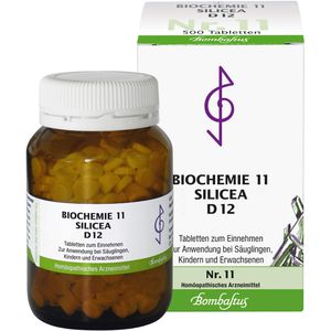 Bombastus BIOCHEMIE 11 Silicea D 12 Tabletten