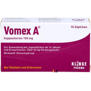 VOMEX A 150 mg Zäpfchen