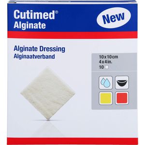 CUTIMED Alginate Alginatkompressen 10x10 cm