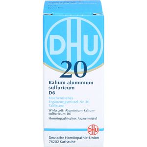 Biochemie Dhu 20 Kalium alum.sulfur.D 6 Tabletten 80 St 80 St