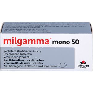 Milgamma mono 50 überzogene Tabletten 60 St