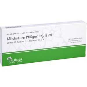 MILCHSÄURE Pflüger Injektionslösung 5 ml