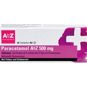 Paracetamol AbZ 500 mg Tabletten 20 St