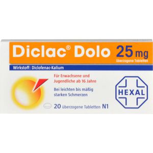 DICLAC Dolo 25 mg überzogene Tabletten