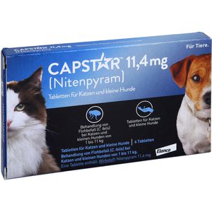 Capstar 11,4 mg Tabletten f.Katzen/kleine Hunde 6 St
