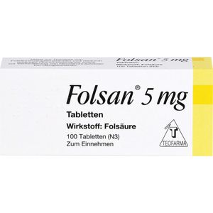 FOLSAN 5 mg Tabletten