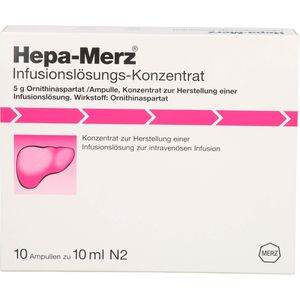 HEPA MERZ Infusionskonz.Ampullen