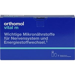 Orthomol Vital M Trinkfläschchen/Kaps.Kombipack. 7 St