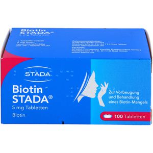 Biotin Stada 5 mg Tabletten 100 St 100 St
