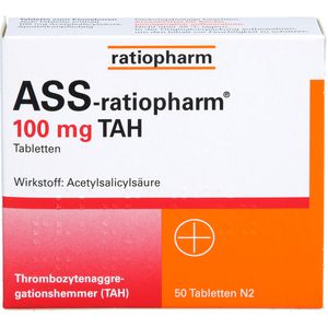 ASS-ratiopharm 100 mg TAH Tabletten