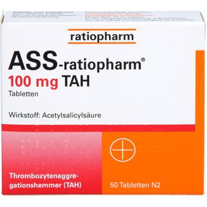 Ass-ratiopharm 100 mg Tah Tabletten 50 St