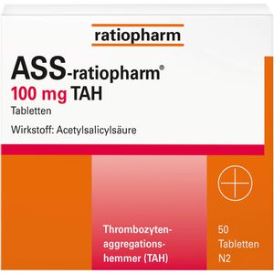 ASS-ratiopharm 100 mg TAH Tabletten