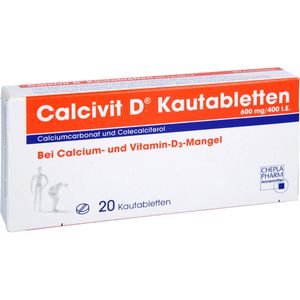 Calcivit D Kautabletten 20 St