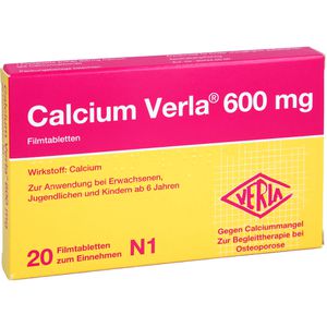 CALCIUM VERLA 600 mg Filmtabletten