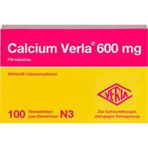 CALCIUM VERLA 600 mg Filmtabletten