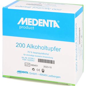 Alkoholtupfer 70% Isopropyl Alkohol 200 St