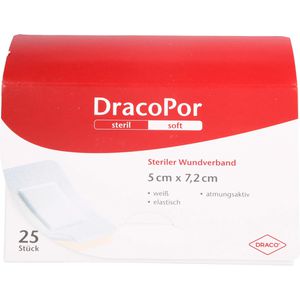 DRACOPOR Wundverband 5x7,2 cm steril