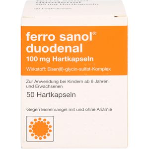 Ferro Sanol duodenal Hartkaps.m.msr.überz.Pell. 50 St