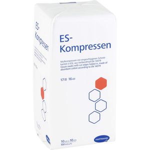 ES-KOMPRESSEN unsteril 10x10 cm 16fach