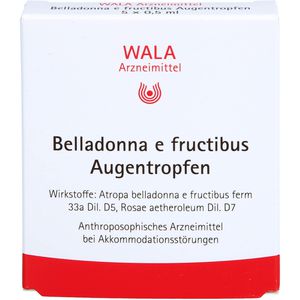 Wala Belladonna E Fructibus Augentropfen 2,5 ml 2,5 ml