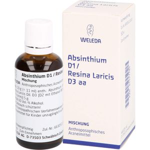 ABSINTHIUM D 1 Resina Laricis D 3 aa Mischung