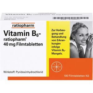 Vitamin B6-Ratiopharm 40 mg Filmtabletten 100 St 100 St