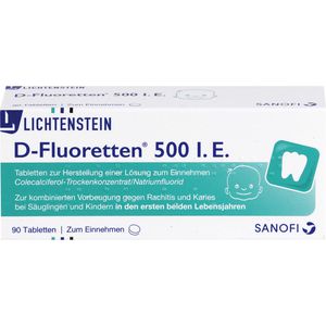 D FLUORETTEN 500 Tabletten