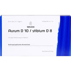 WELEDA AURUM D 10/Stibium D 8 Ampullen