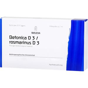 Weleda BETONICA D 3/Rosmarinus D 3 Ampullen