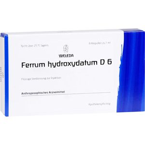 WELEDA FERRUM HYDROXYDATUM D 6 Ampullen