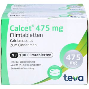 Calcet 475 mg Filmtabletten 200 St 200 St