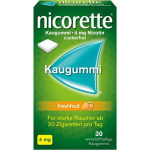 Nicorette Kaugummi 4 mg freshfruit 30 St