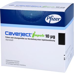 CAVERJECT Impuls 10 μg Zweikammerspr.P+LM H.Inj.L.