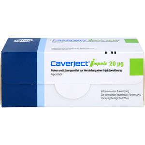 CAVERJECT Impuls 20 μg Zweikammerspr.P+LM H.Inj.L.