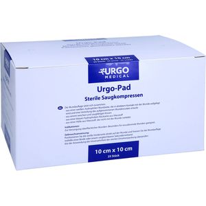 URGO-PAD Saugkompressen steril 10x10 cm