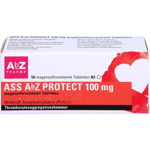 Ass AbZ Protect 100 mg magensaftresist.Tabl. 50 St