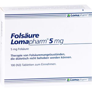 FOLSÄURE LOMAPHARM 5 mg Tabletten