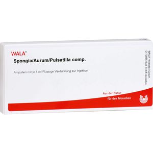 Wala Spongia/Aurum/Pulsatilla comp.Ampullen 10 ml
