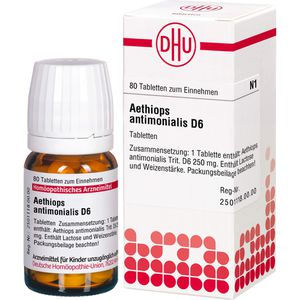Aethiops Antimonialis D 6 Tabletten 80 St