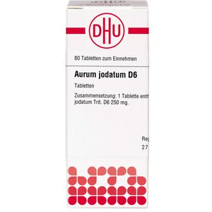 Aurum Jodatum D 6 Tabletten 80 St