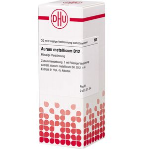 Aurum Metallicum D 12 Dilution 20 ml