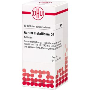 Aurum Metallicum D 6 Tabletten 80 St
