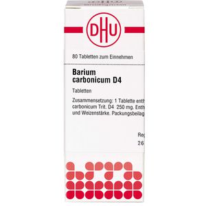 Barium Carbonicum D 4 Tabletten 80 St