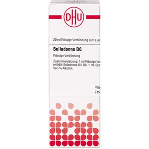 Belladonna D 6 Dilution 20 ml