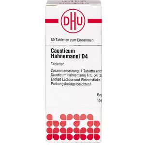 Causticum Hahnemanni D 4 Tabletten 80 St 80 St