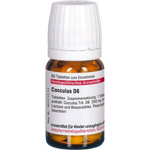 Cocculus D 6 Tabletten 80 St